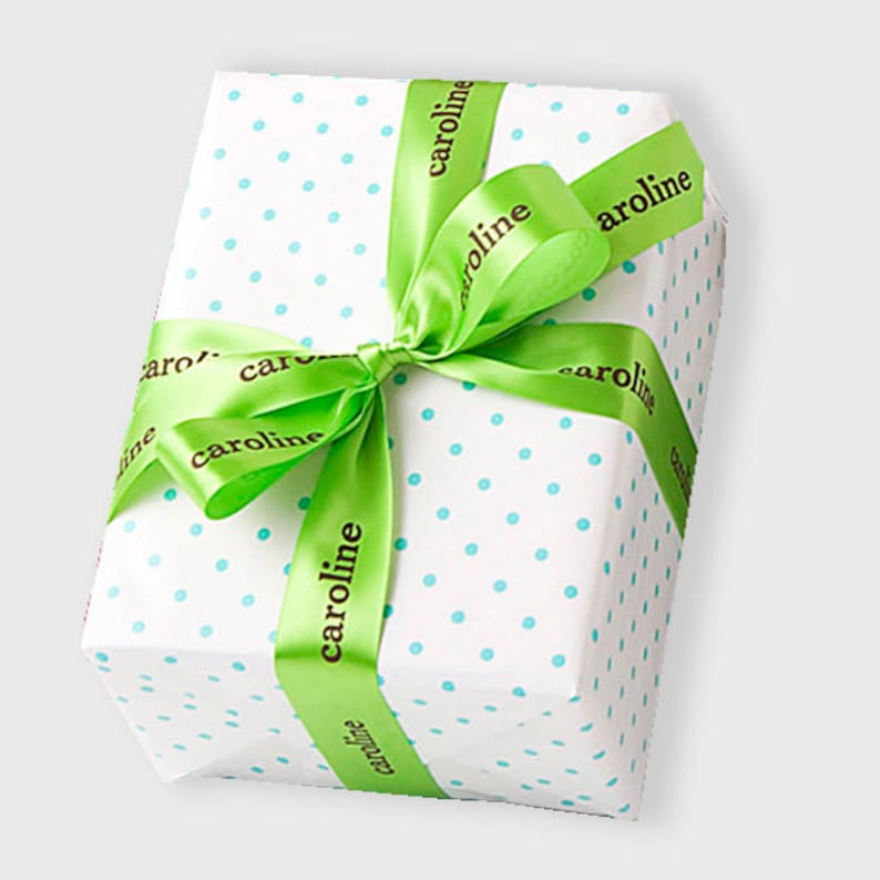 Custom Personalized Ribbon for Christmas Gifts 1.5 Etsy