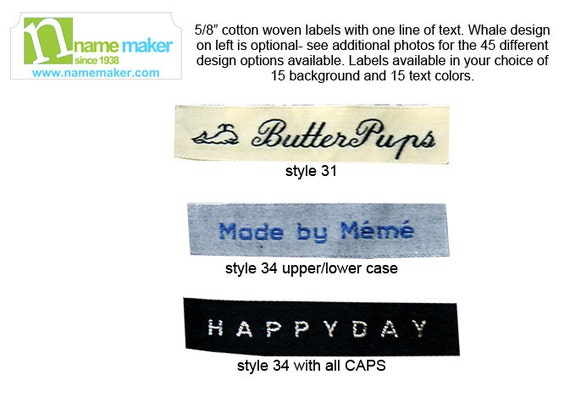 Personalized Clothing Labels  Buy Personalized Labels For Clothing Online  - Name Maker