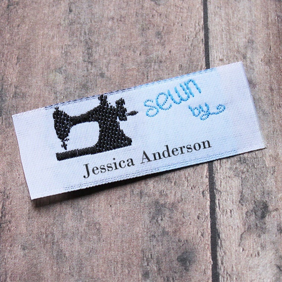 Vintage Sewing Machine Labels Custom Labels Woven Labels Etsy