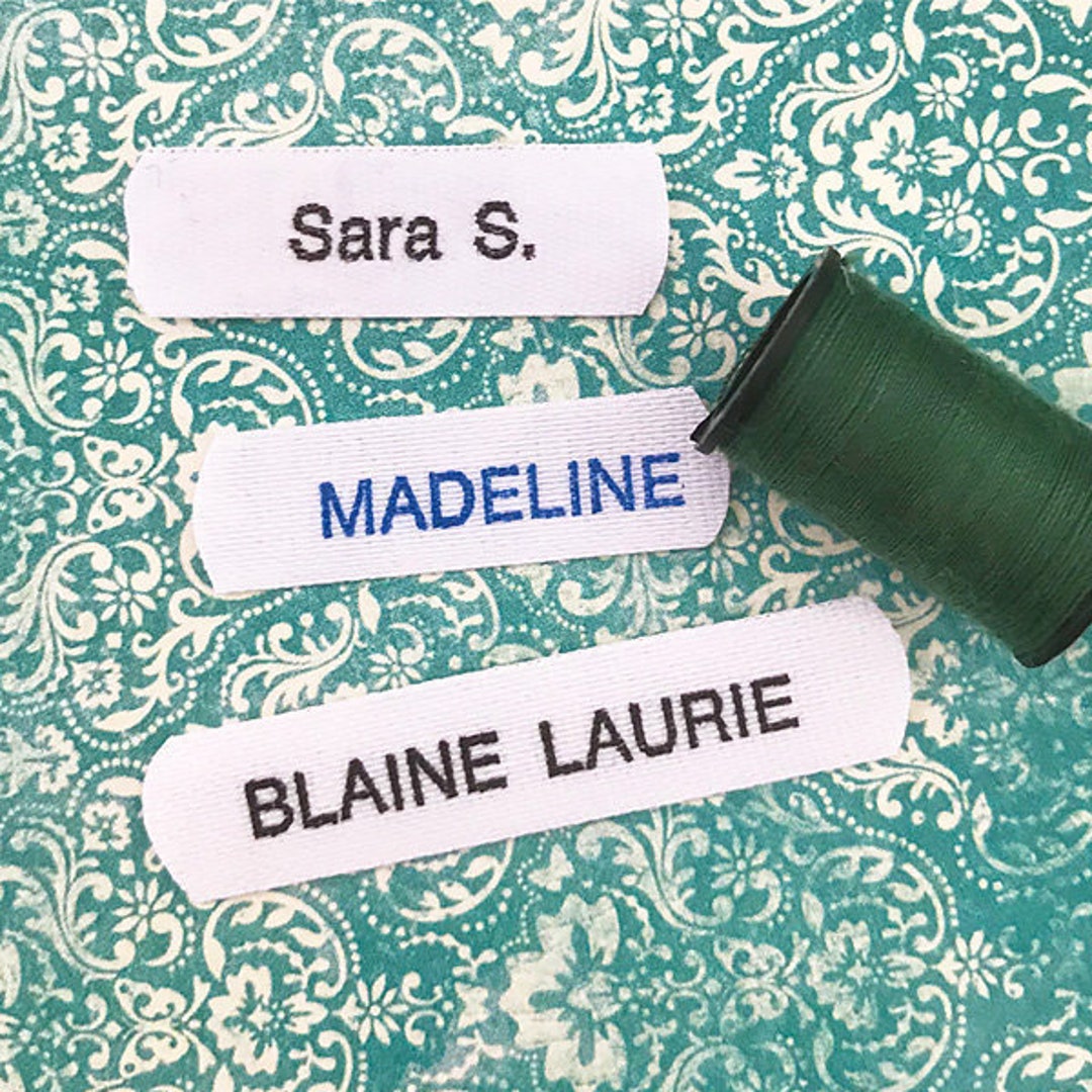 IRON ON Fabric Clothing Labels, Professionally Printed Camp Labels, Durable Iron on Labels for ...