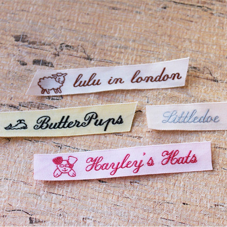 Sewing Labels Knitting Labels Custom Labels Garment Labels Etsy