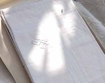 5 pañuelos de lino grandes para hombre -NOS #sophieladydeparis