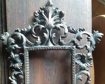 Art Nouveau Cast Iron Frame Ornate French Frame #sophieladydeparis