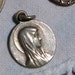 RESERVED Antique Virgin Mary Medal Our Lady of Lourdes 1900 French Silver Religious Medal #sophieladydeparis