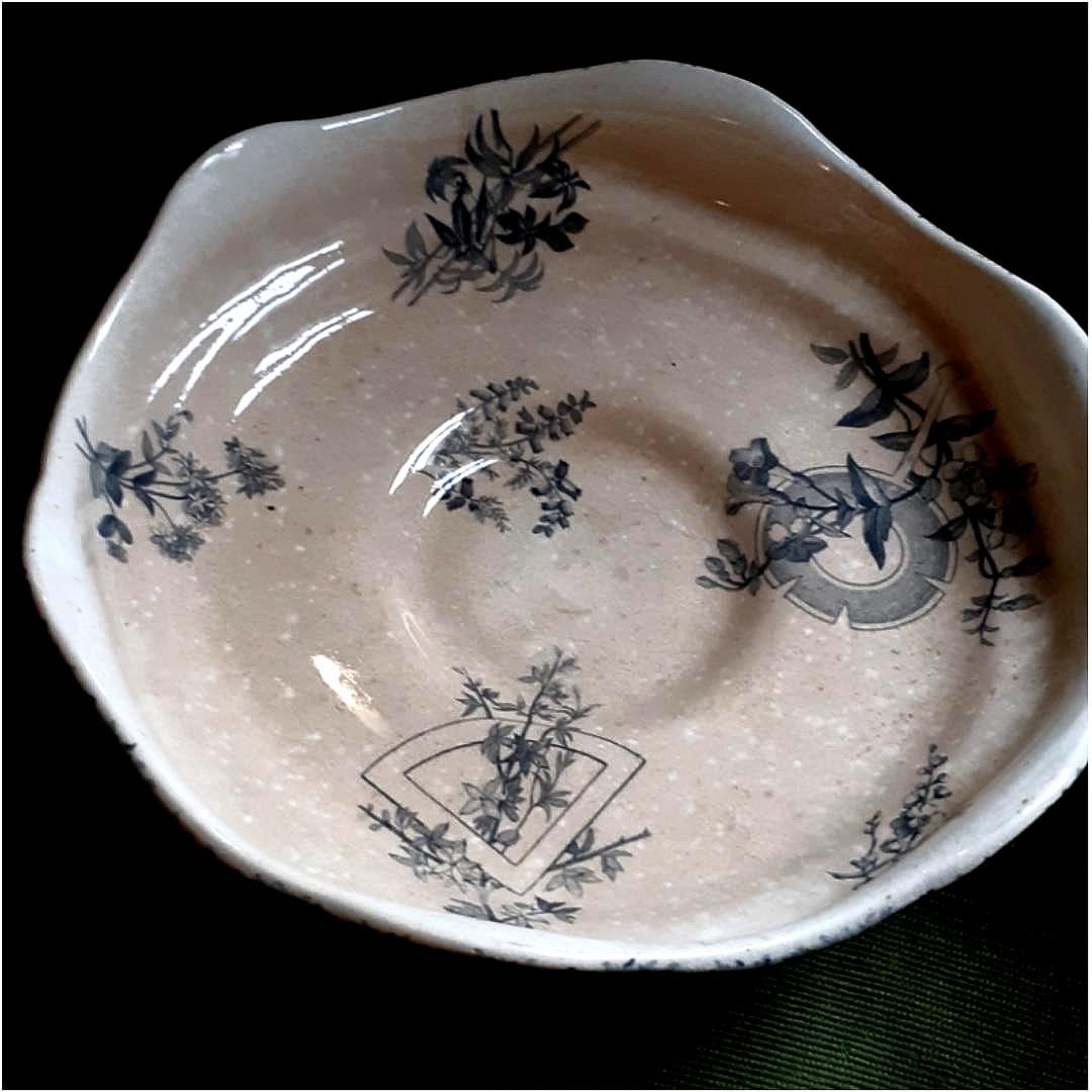 フランスアンティークケーキスタンド　エミール・ブルジョワ　コンポティエ フランスアンティークケーキスタンド エミール・ブルジョワ コンポティエ