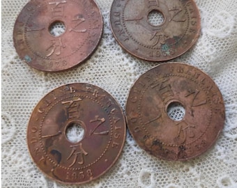 1890年フランス - フランス領インドシナピアストル - コインの複製