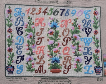 Vintage Margot Paris Canvas Sampler by J.M Raud