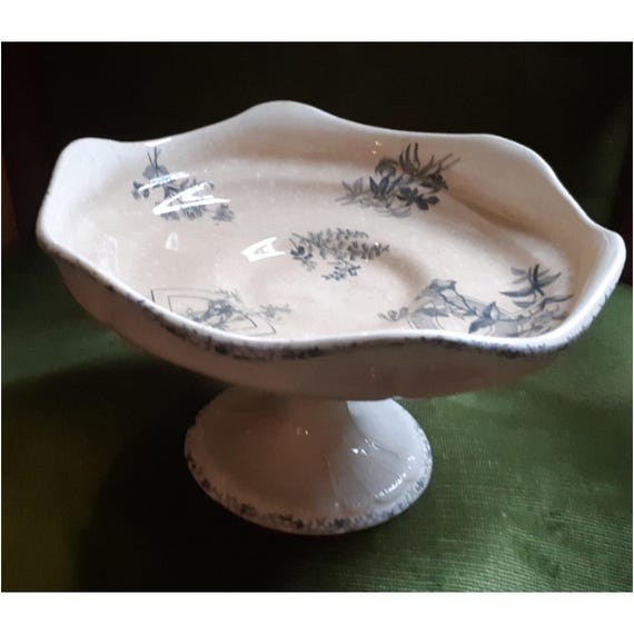 フランスアンティークケーキスタンド　エミール・ブルジョワ　コンポティエ コンポティエ アンティーク フレンチ アイアンストーン エミール