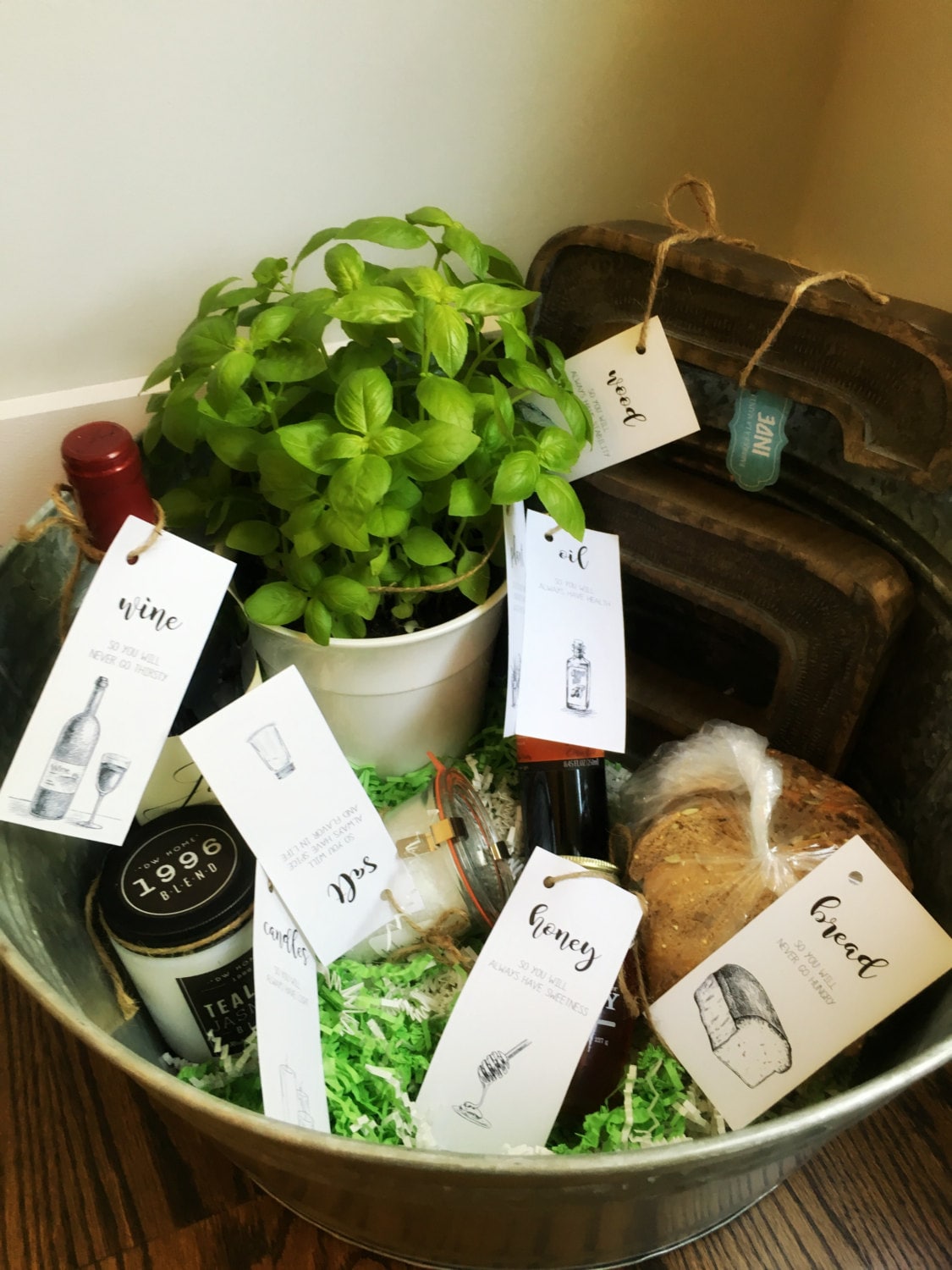 Tags paniercadeau de pendaison de crémaillère Etsy Canada