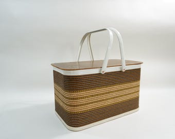 Mid-century Redman Picnic Basket - Etsy