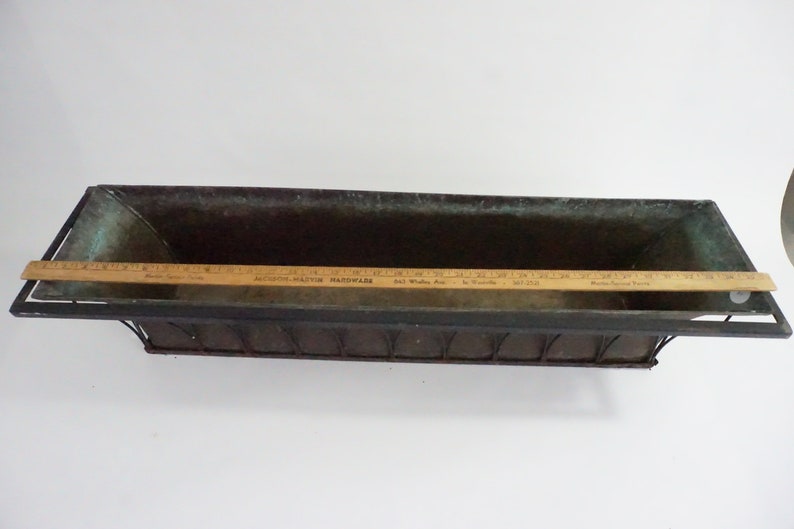 Smith and Hawken Copper Window Box 36 L Flower Planter Etsy
