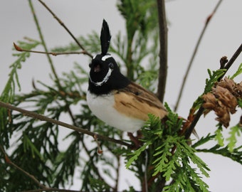 Artificial Bird, Feathered Bird, Quail Bird Wired Feet, Wreath Floral Supplies, Cage Bird, Fake Small Quail Bird w Feathers Free USA Ship