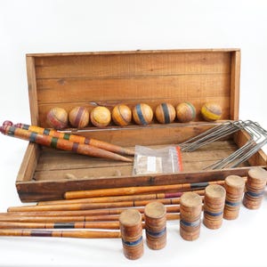 Toyvian Set De 3 Boules De Croquet En Bois – Jeu De Plein Air Pour Développer Coordination Et Stratégie – Diamètre 3,5cm