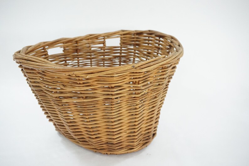 Vintage Bike Basket Hanging Basket Flat Back Basket for Etsy