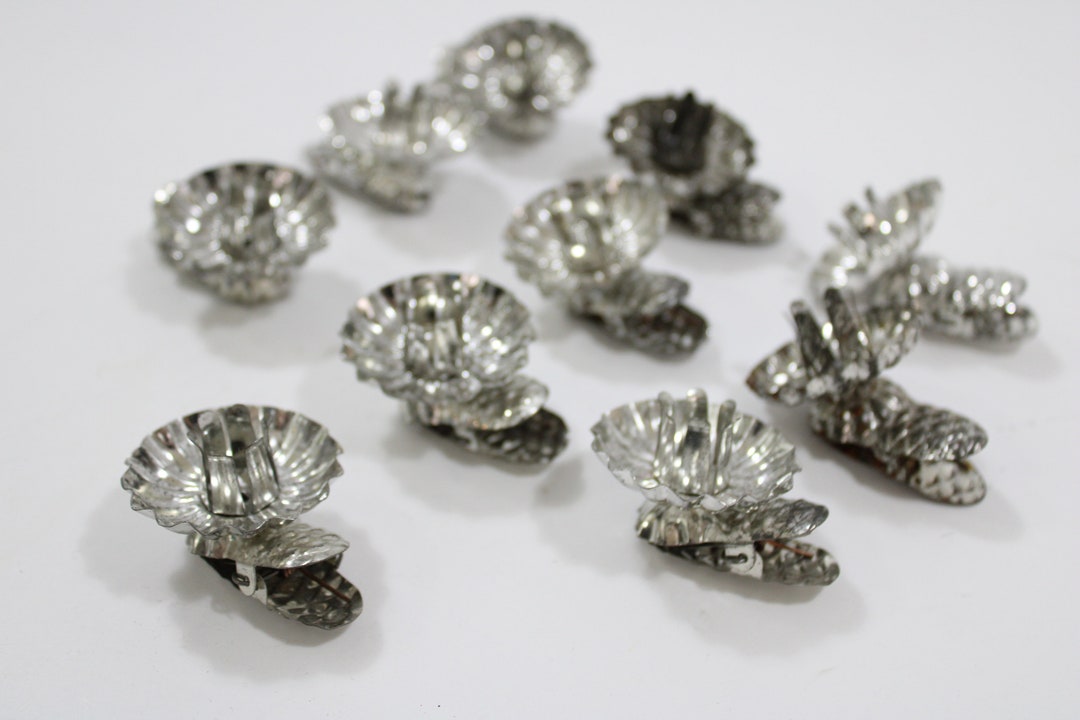 Christmas Tree Candle Holders German Metal Candle Holders Etsy