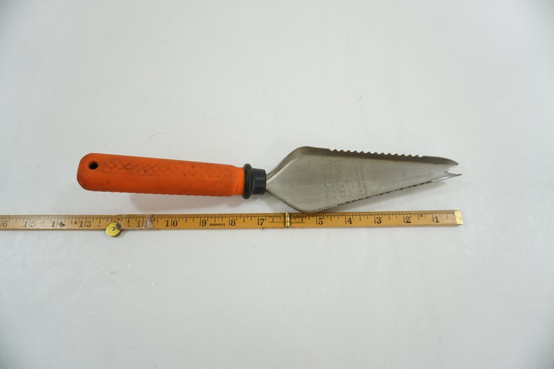 Garden Hand Tool, Small Hand Tool, Gardening Tool, Trowel, Heavy Duty Aluminum, Tiger Trowel USA Made Multi Functional Lot 191 Free USA Ship image 5