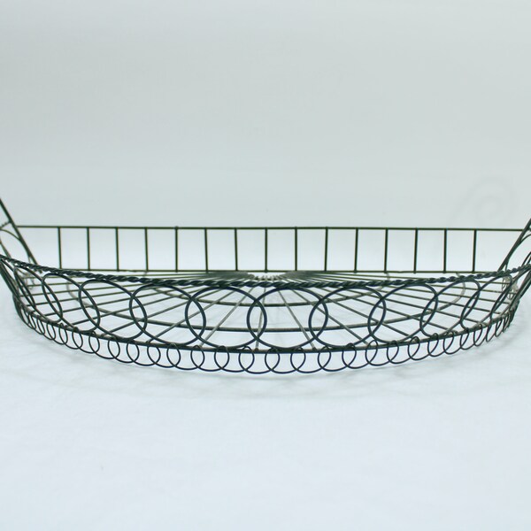 Vintage Wire Basket Etsy