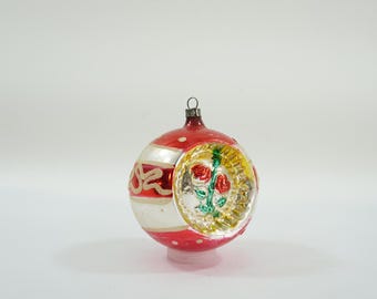 ヴィンテージクリスマスオーナメント、ティアドロップ、ポーランド製