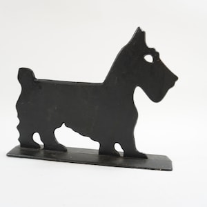 Boot Scraper, Scottie Dog Boot Scraper, Cast Iron Outdoor Muck Dirt Boot Shoe Scraper, Door Stop, Garden Ornament, Dog Canine, Free USA Ship