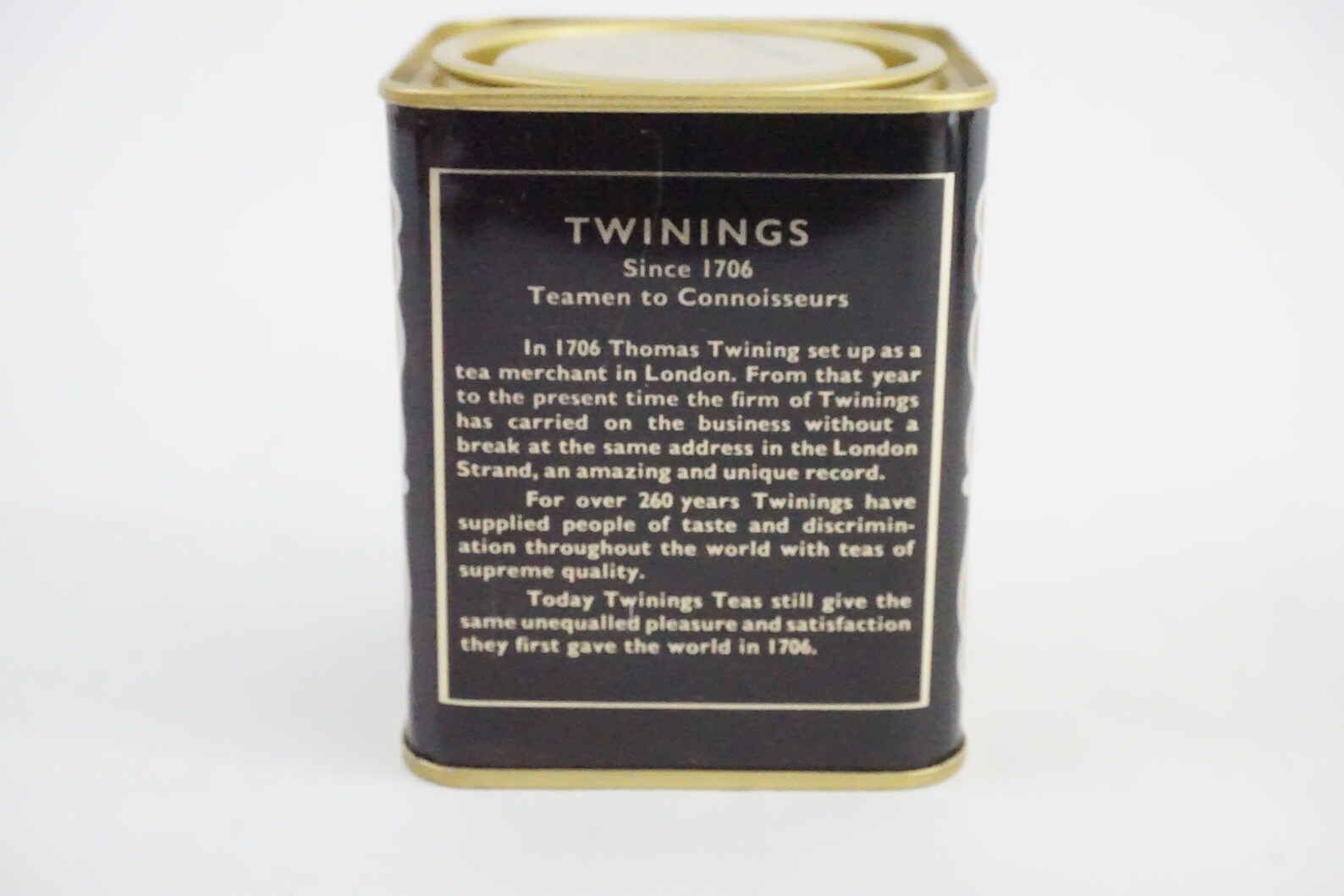 Twinings Tea Tin Metal EMPTY Tea Tin Vintage Metal Twinings Etsy