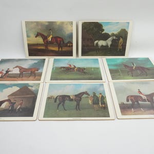 Lady Clare Place Mats, Hard Placemats, Dinner Placemats, 8