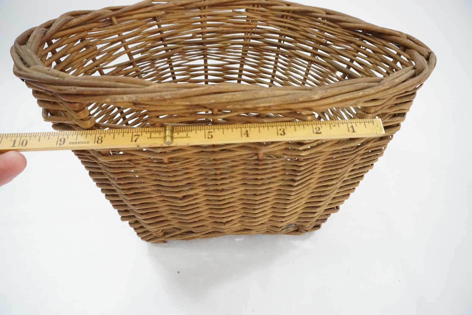 Vintage Bike Basket Hanging Basket Flat Back Basket for Etsy