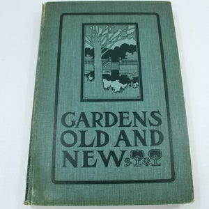 Gardens Old and New Book, Country Life Library Book, British Garden Book, Country House and Garden Environment, Vol 1, 1900 Free USA Mail