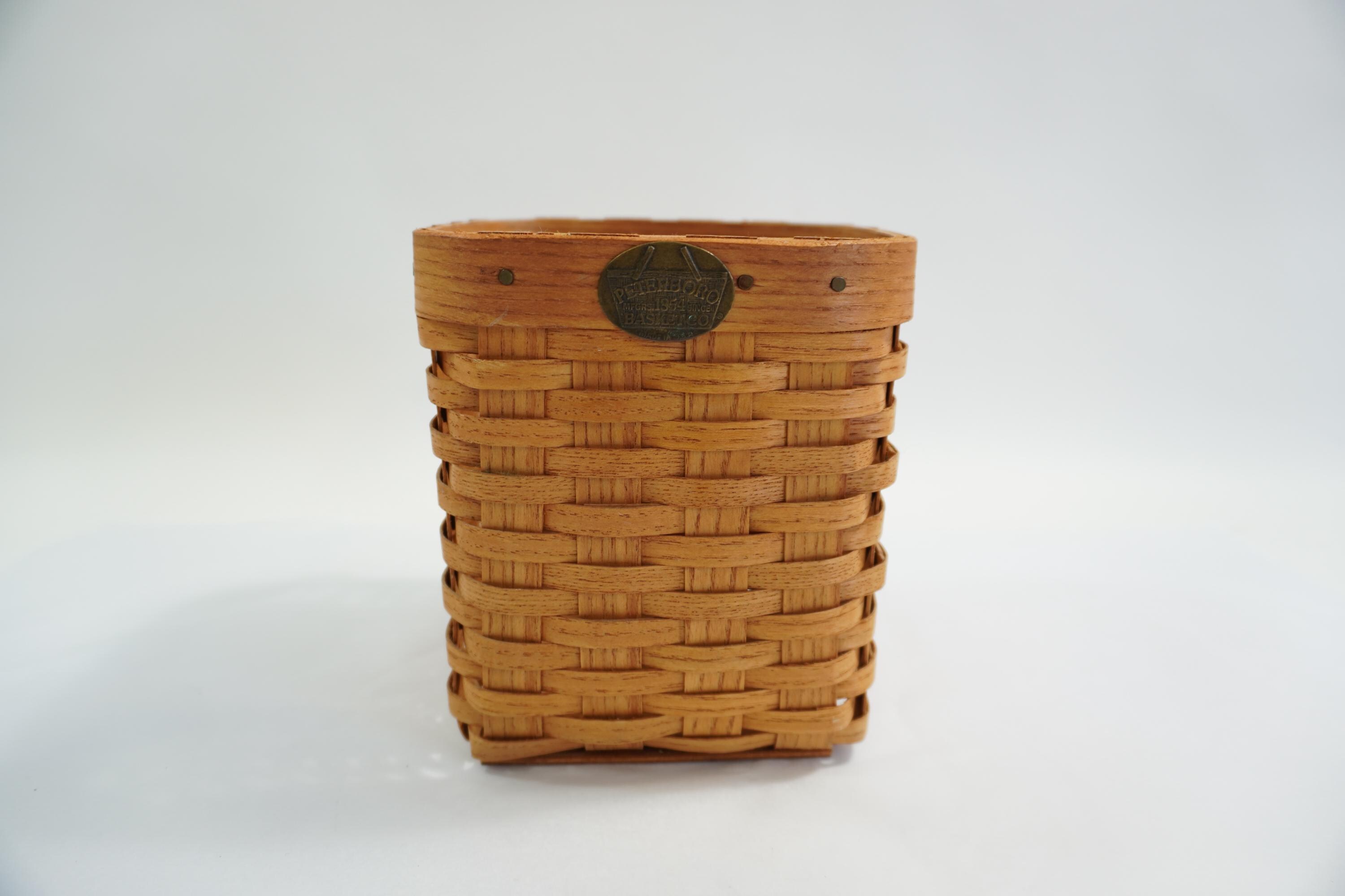 Peterboro Basket, Split Oak Woven Basket, Plant Basket
