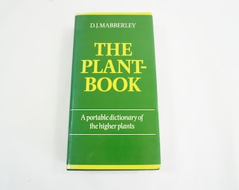 The Plant Book, By D.J. Mabberley,  Derivation Reference PB, 1990 Definition Field Guide, Description of Plants,  Free USA Media Mail