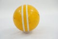 Vintage Croquet Ball, Croquet Ball, Double White Striped Smooth Yellow Ball, 3.25" Dia Ball, Lawn Croquet, Accessories Lot 491 Free USA Ship