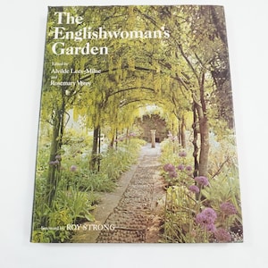 The Englishwoman&#39;s Garden, Edited by Alvilde Lees-Milne, HCw/DJ 1984 English Garden Manors, County Historic Gardens, Free USA Media Ship