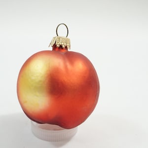 ヴィンテージクリスマスオーナメント、フルーツフード野菜オーナメント、西ドイツオーナメント、クリスマスオーナメントレッドアップルオーナメントロットW12送料無料米国発送