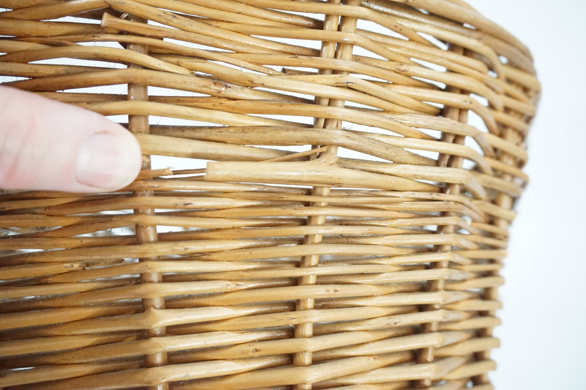 Vintage Bike Basket Hanging Basket Flat Back Basket for Etsy