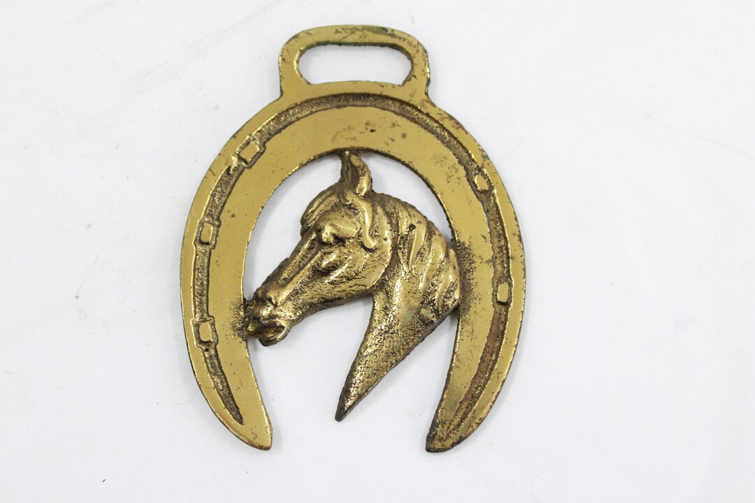Horse Brass Decorative Head Tack Equestrian Dress Horse Etsy