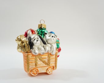 ヴィンテージクリスマスオーナメント、ティアドロップ、ポーランド製