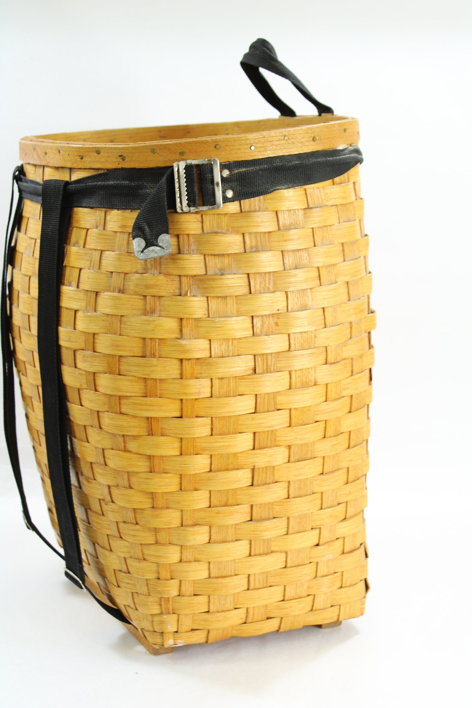 Gathering Basket Split Oak Backpack Basket Harvesting Etsy