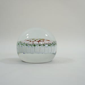 Millefiori Style Art Glass, Paperweight Gift, Glass Paperweight, Office Desk Supply,  Glass Gift, Floral Paperweight Lot RB313 Free USA Ship