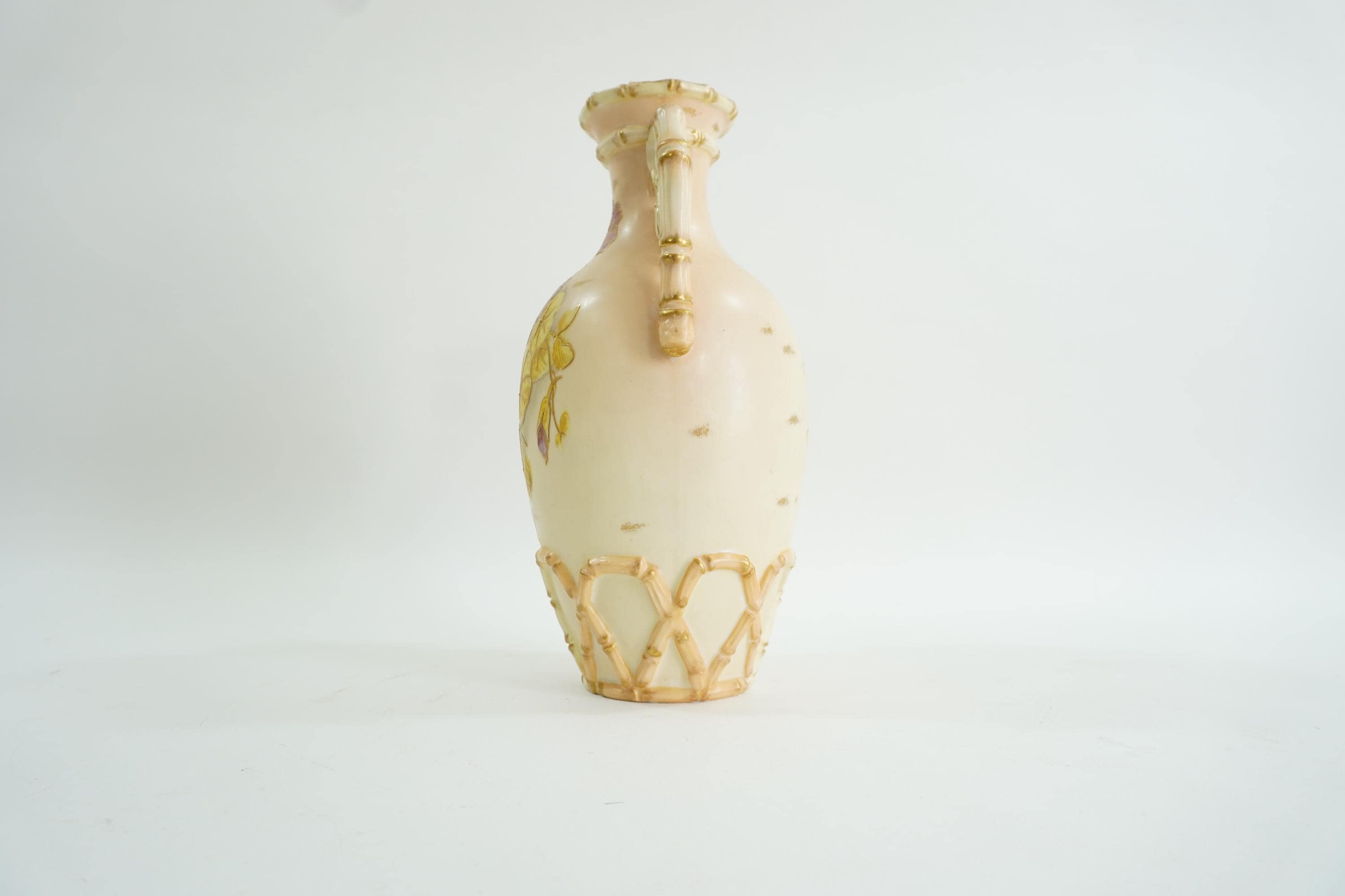 アンティーク ロイヤル・ルドルシュタット アールヌーボー 手描き花瓶