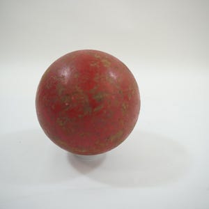 Croquet Ball, Composite Croquet Ball, Croquet Parts, Croquet Accessories Wood Croquet Ball, Solid Red Croquet Ball 461 Free USA Ship