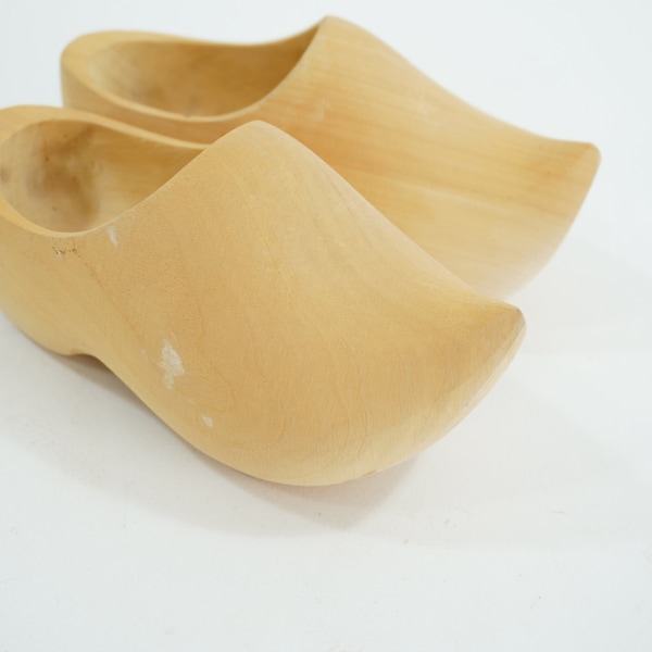 Wooden Clogs, KIDS Dutch Wooden Shoes, Dutch Shoes, HOLLAND Style Wood Clogs for Planters, Gnome Shoes, Free USA Ship