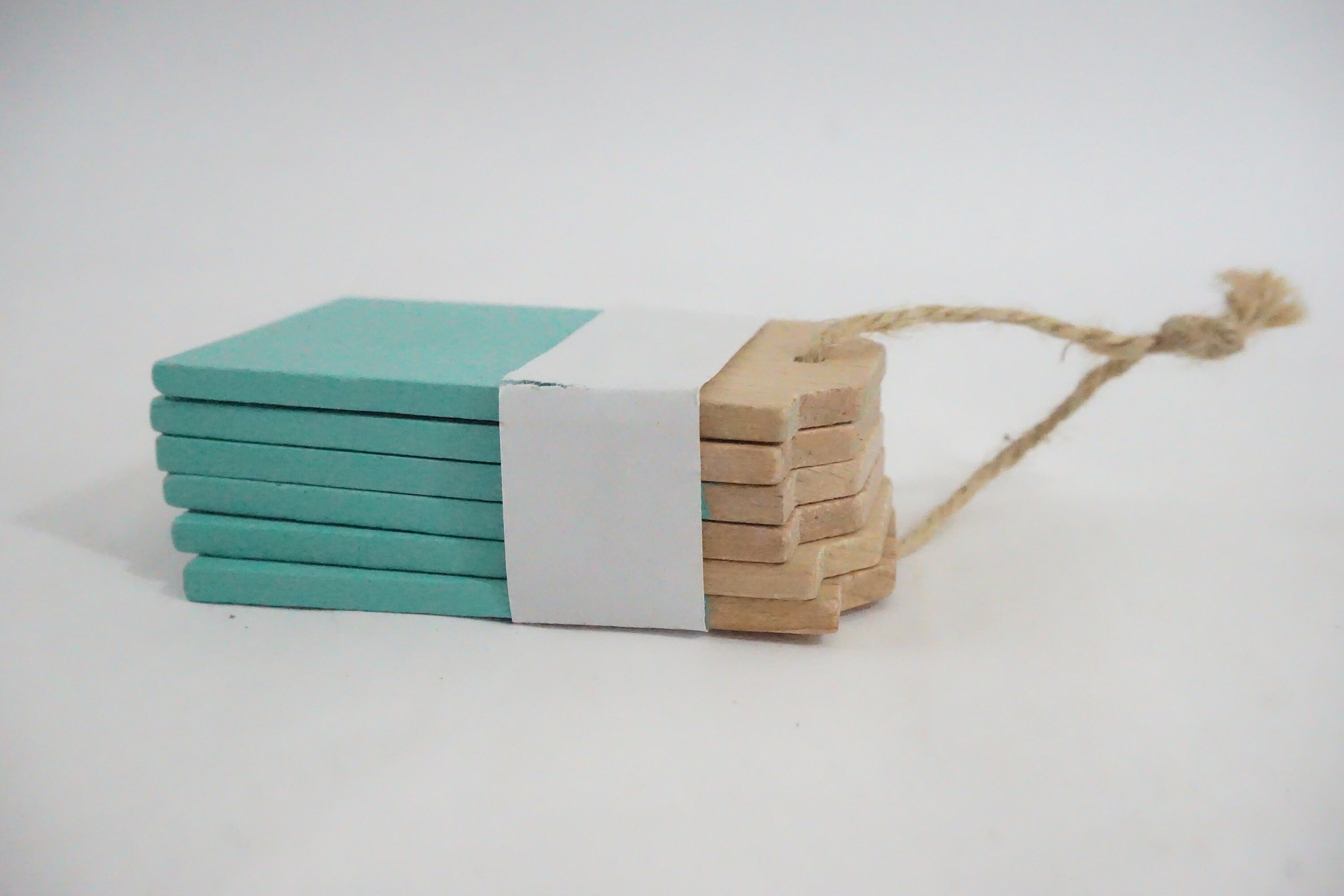 Burgon & Ball Wood Plant Labels, Flower Plant Garden Labels, Tags, Turquoise Blue Green, Name Plates, Organic Labels, Wood Labels Free Ship