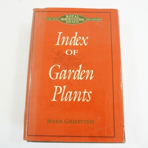園芸植物索引、マーク・グリフィス著、HCw/DJ、1994年、園芸参考書、イギリス印刷、米国メディア無料配送