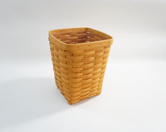 Large Longaberger Oval Waste Basket - Etsy