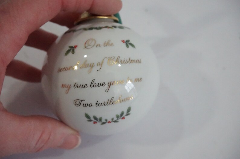 Wedgwood Ornament 12 Days of Christmas 2 Turtle Doves w/ Box Etsy