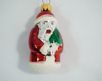 ヴィンテージクリスマスオーナメント、ガラスエンボスオーナメント