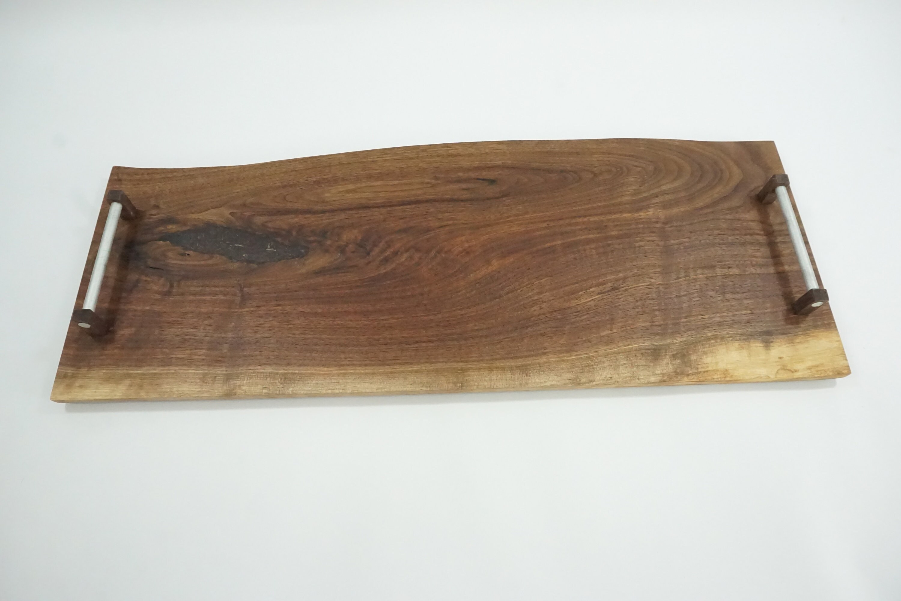Amazon.com: Acacia Wooden Serving Trays with Handles for
