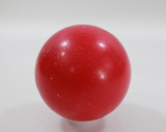 Croquet Ball, Red Croquet Ball, Croquet Accessories and Parts, Solid Composite Ball, Solid Red Ball, Lot 324 3 1/4" Dia Ball Free USA Ship