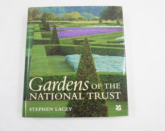 Gardens of the National Trust Book, By Stephen Lacey, 1996, HCwDJ, Gardens of Northern Ireland, England Wales Gardening Gift Book, Free Ship