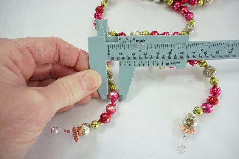 Antique Christmas Garland 192050's Glass Garland Etsy