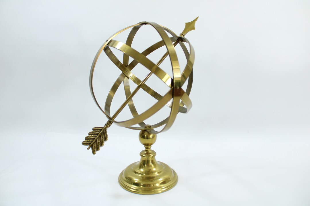Armillary, Sphere, Garden Globe, Metal Armillary, Desk Top Size Metal